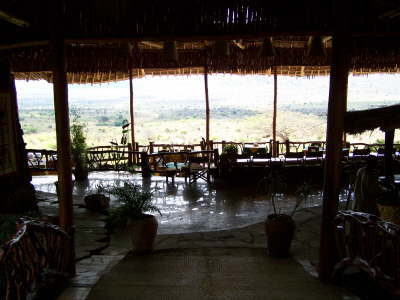 Beautiful setting for the restaurant / bar