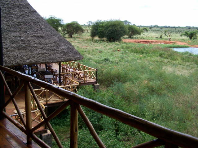 View of the eating area