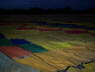 Ballon canopy on the ground