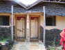 Two of the rooms - cowhide doors!