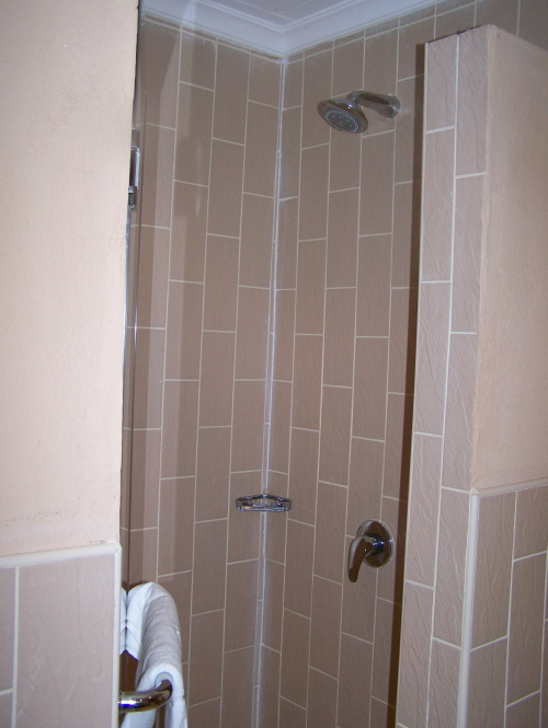 Luxury walk in shower