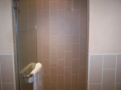 Luxury walk in shower