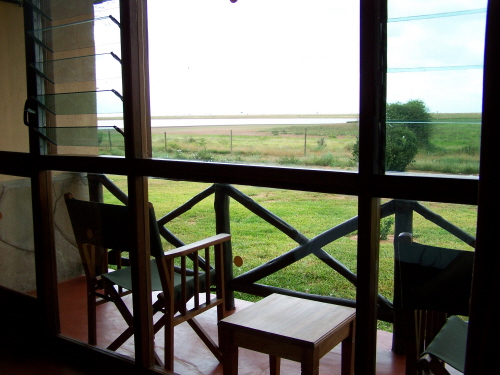 View of the dam from the rooms