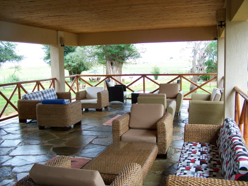 Lounge seating area